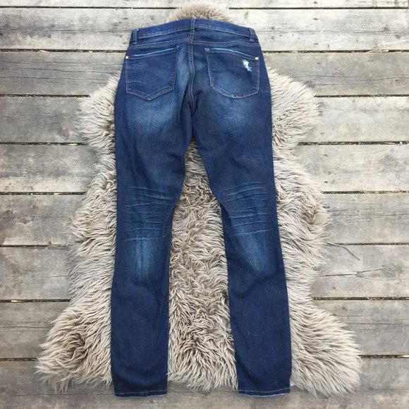 Dynamite dark wash distressed skinny jeans - size 29 - Picture 5 of 7